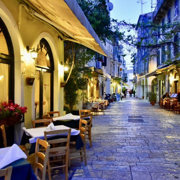 Corfu Town Night Luxury Villa Rentals